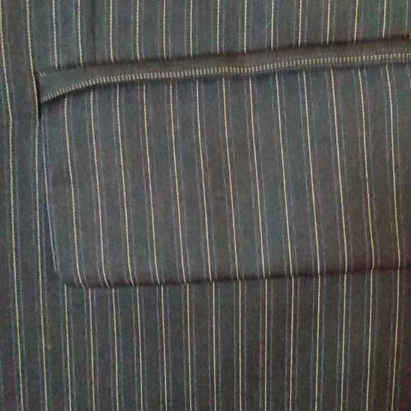 Lauren Ralph Lauren Wool Navy Pinstripe Blazer Made in Canada 38 - Picture 6 of 6